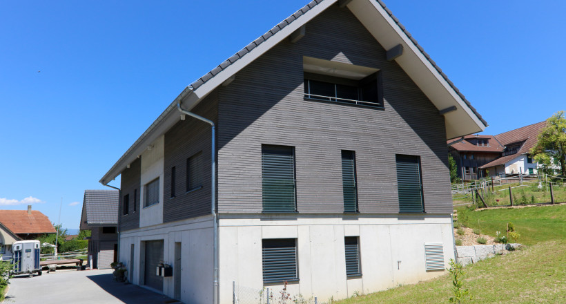 Neubau Wohnhaus & Umbau Stallung, Kallnach